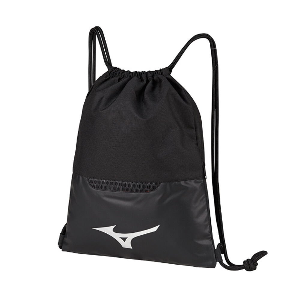 Bolsa Mizuno Style Draw Mujer Negras Outlet QWIB-45670